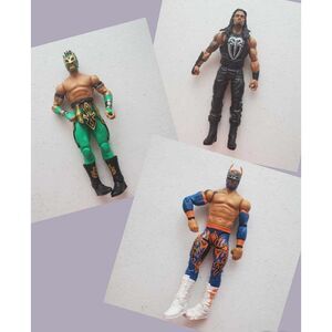 Mattel WEE action figures kalisto #68 classics sin cara and Roman‎ Reigs #65